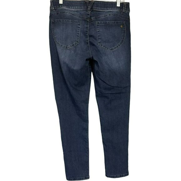 Democracy "Ab"solution Ab‎ Technology Mid Wash Skinny Jeans Womens 10 - Picture 2 of 5